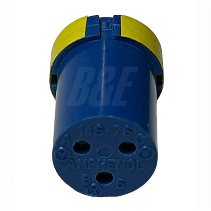 Amphenol 97-14S-7S 3 Contact Female Insert