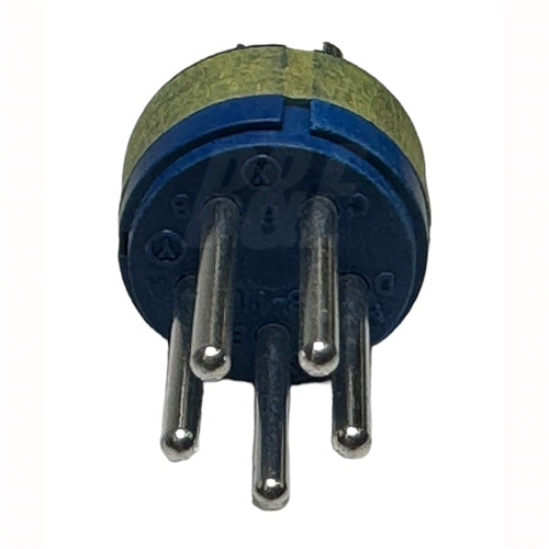 Amphenol 97-18-11P 5 Contact Male Insert 12AWG