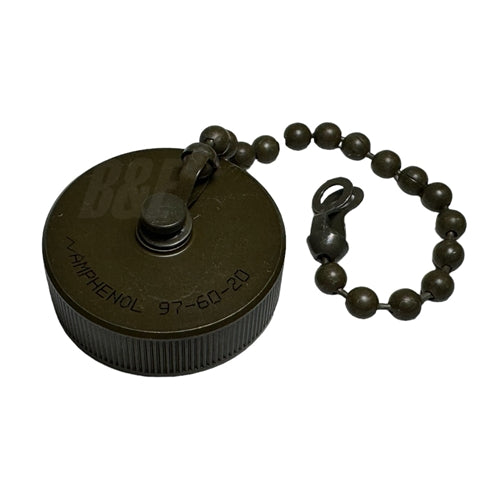 Amphenol 97-60-20 Receptacle Cap & Chain for 20
