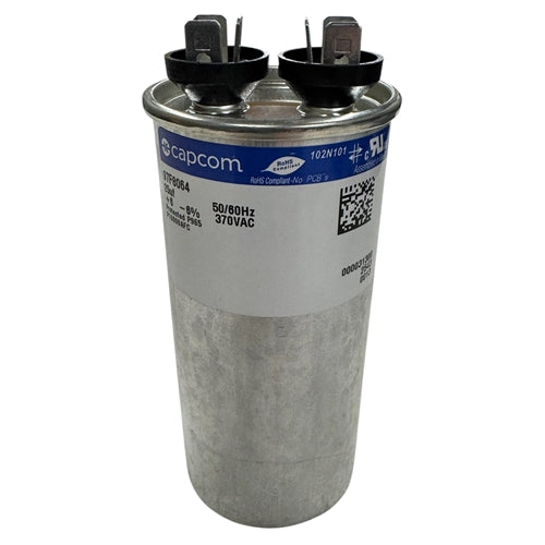 Capcom Genteq 97F8064 Motor Run Capacitor 25uF 370VAC Round ** Rated for Continuous/100% Duty Cycle **