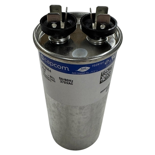 Capcom Genteq 97F8064 Motor Run Capacitor 25uF 370VAC Round ** Rated for Continuous/100% Duty Cycle **