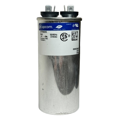 Capcom Genteq 97F9608 Motor Run Capacitor 30uF 370VAC Round ** Rated for Continuous/100% Duty Cycle **