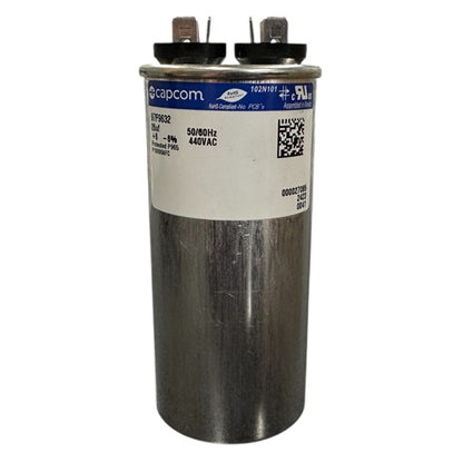 Capcom Genteq 97F9632 Motor Run Capacitor 25uF 440VAC Round ** Rated for Continuous/100% Duty Cycle **