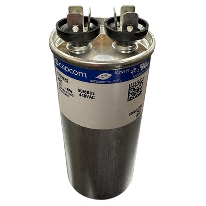 Capcom Genteq 97F9632 Motor Run Capacitor 25uF 440VAC Round ** Rated for Continuous/100% Duty Cycle **