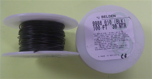 Belden 28AWG BLK Stranded Hookup Wire 9986-100 BLK