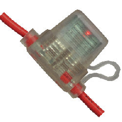 PICO 9988-11 12 AWG 30 Amp Standard Blade In-Clear Fuse Holder, 1-Piece