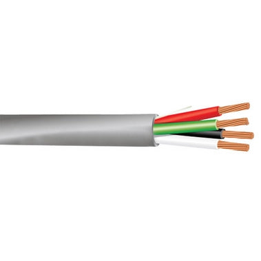 PSI Data ADC11804R 18AWG 4 Conductor Cable, Gray PVC, Stranded, Unshielded, CMR Riser, 305M/Box (Belden Equal 5302)