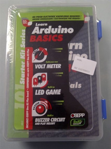 Osepp ARD-01 Arduino 101 Basic Starter Kit *** Return Policy: Unopened/Shrink Wrapped Only ***