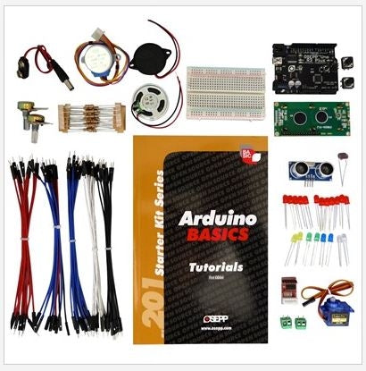Osepp ARD-02 Arduino 201 Basic Starter Kit *** Return Policy: Unopened/Shrink Wrapped Only ***