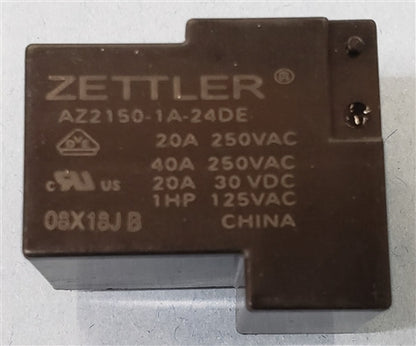 Zettler AZ2150-1A-24DE 24VDC PCB Appliance Relay SPST-NO Rated 40A 250VAC / 20A 30VDC