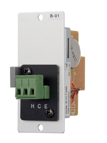 TOA B-01S Bridging Module, Terminal Block, 10k Ohm, 900 Series Module