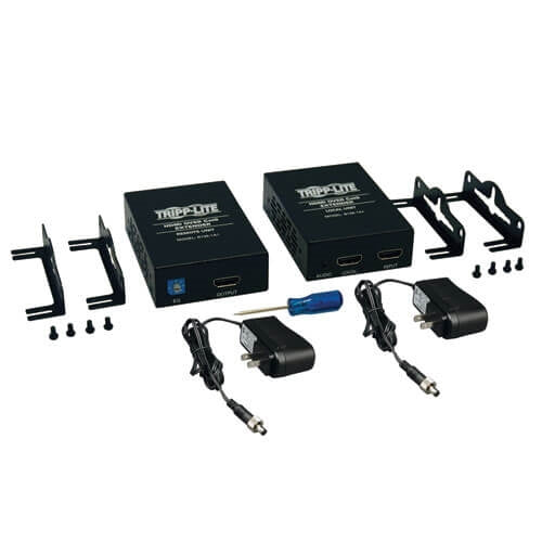 Tripplite B126-1A1 HDMI Over Cat5/Cat6 Extender Kit, Transmitter & Receiver for Video and Audio, Up to 150 Ft