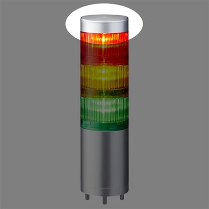 Patlite B32310072-9F1 Silver Head Cover for LR6 Signal Tower