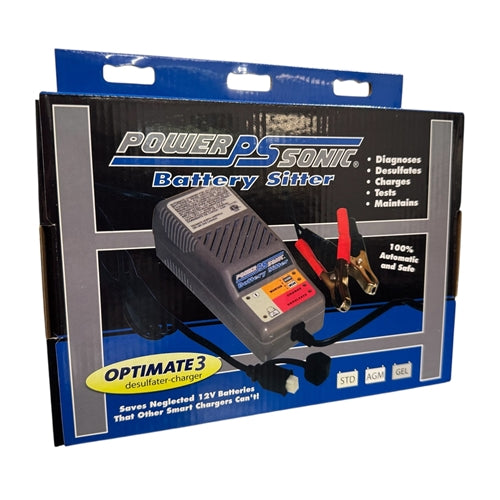 Powersonic BATTERY SITTER Maintainer/Charger 12V 2.5-32AMP Diagnoses/De-Sulfates/Charges/Tests/Maintains