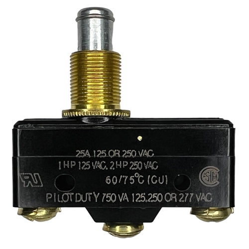 Honeywell BE-2RQ1-A4 Basic Limit Switch with Plunger SPDT 25 Amp 1hp@125vac, Micro Switch
