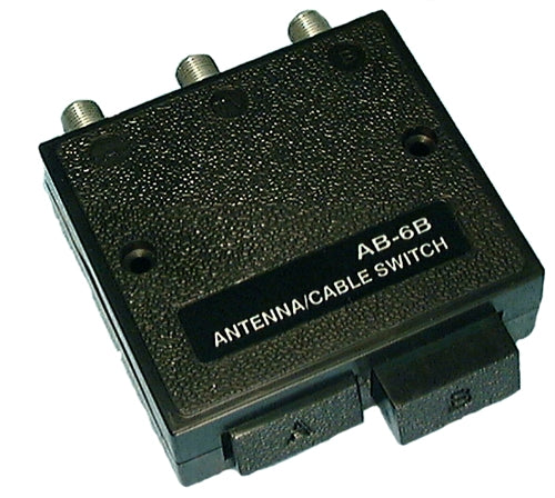 Philmore AB6B 2 Way Coaxial Push Button Ab Switch, Selects 75 Ohm Video Devices for Viewing On TV Set