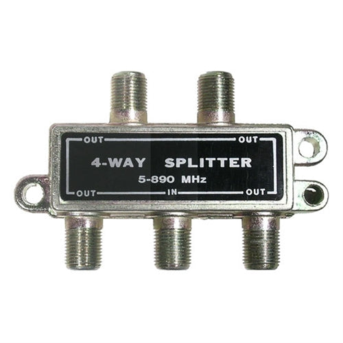 Mode 16-114-0 Coaxial Splitter 4 Way, 5-900MHz Bandwidth 75 Ohm