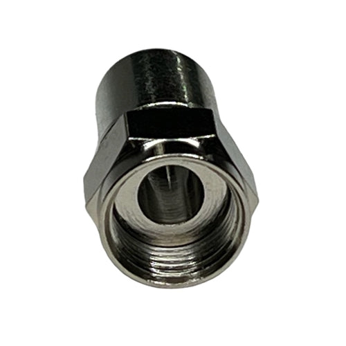 ABM F56ISD F-Type Crimp Connector for RG6 with Hex Nut (F56)