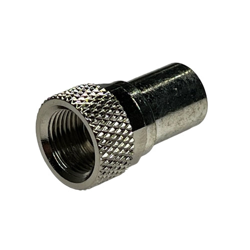 ABM F6IS/K F-Type Crimp Connector for RG6 with Knurled Nut (F56)