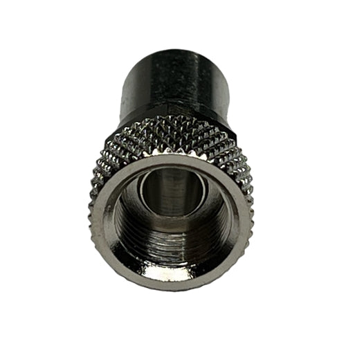 ABM F6IS/K F-Type Crimp Connector for RG6 with Knurled Nut (F56)