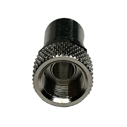 ABM F6IS/K F-Type Crimp Connector for RG6 with Knurled Nut (F56)