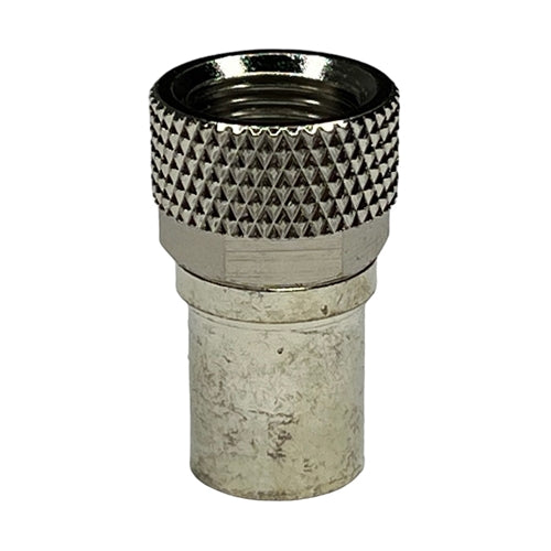 ABM F6IS/K F-Type Crimp Connector for RG6 with Knurled Nut (F56)