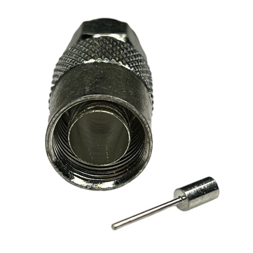 ABM F11S/K F-Type Connector with Pin *Use WS29 Crimper*