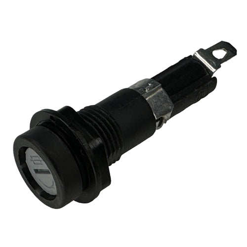 Bussmann HTB-32I-R Panel-Mount Fuseholder, Flattop, for 1/4" x 1-1/4" Fuses, 16 Amp/250V