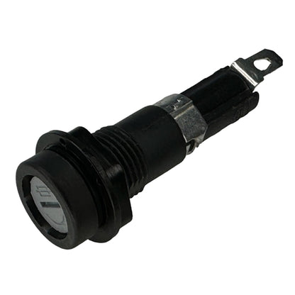 Bussmann HTB-32I-R Panel-Mount Fuseholder, Flattop, for 1/4" x 1-1/4" Fuses, 16 Amp/250V