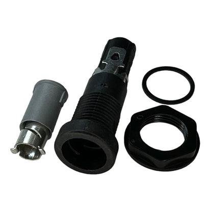 Bussmann HTB-32I-R Panel-Mount Fuseholder, Flattop, for 1/4" x 1-1/4" Fuses, 16 Amp/250V