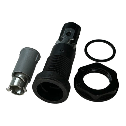 Bussmann HTB-32I-R Panel-Mount Fuseholder, Flattop, for 1/4" x 1-1/4" Fuses, 16 Amp/250V