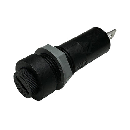 Bussmann HTC-70M Panel Mount Fuse Holder for 5mm x 20mm Fuses, Bayonet Type, 10A 250V 2.5W CSA