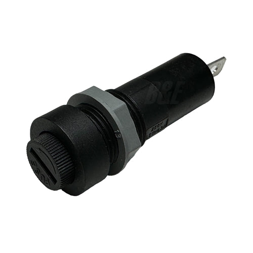 Bussmann HTC-70M Panel Mount Fuse Holder for 5mm x 20mm Fuses, Bayonet Type, 10A 250V 2.5W CSA