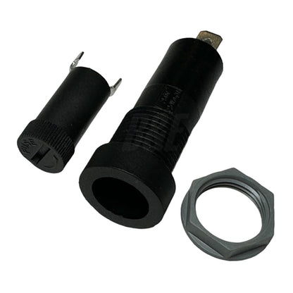 Bussmann HTC-70M Panel Mount Fuse Holder for 5mm x 20mm Fuses, Bayonet Type, 10A 250V 2.5W CSA
