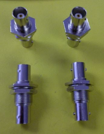 B&L BNC Female-Female Chassis Mount Connector 50 Ohm BNC100-1W