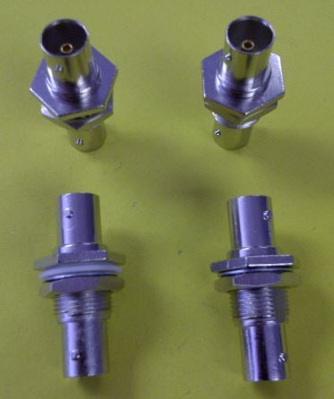 B&L BNC Female-Female Chassis Mount Connector with ISO Washer 75 Ohm BNC107-1W