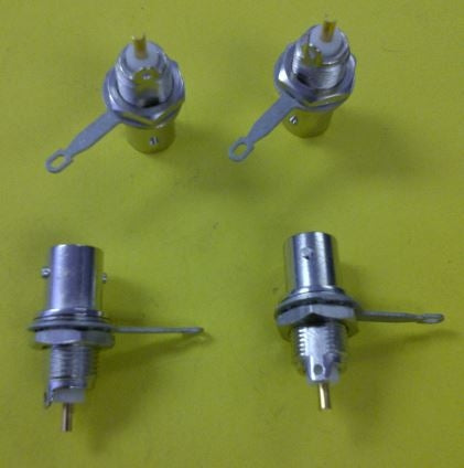 B&L BNC Long Female Chassis Mount Connector BNC1094AG *Ground Lug Sold Separately*