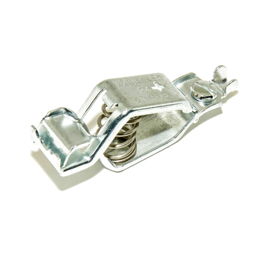 Mueller BU-24APS Steel Grounding Clip, Stamped Positive(+), 25 Amp
