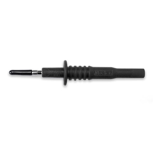 Mueller BU-26106-0 Threaded Test Probe Tip, Banana Plug Connection, UL Listed, Black
