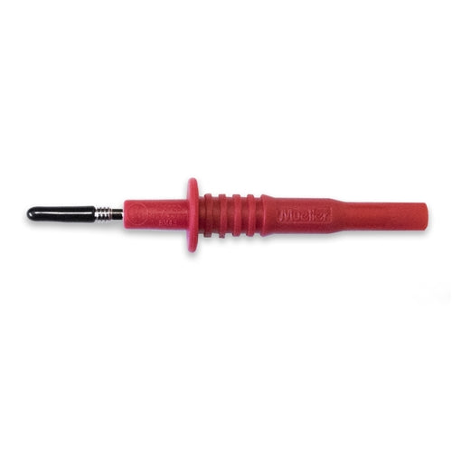 Mueller BU-26106-2 Threaded Test Probe Tip, Banana Plug Connection, UL Listed, Red