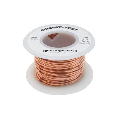 Circuit-Test BUS18 Bare Copper Bus Bar Wire, 18AWG 1/4LB Roll