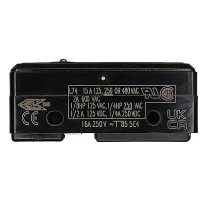Honeywell BZ-2R Premium Large Basic Limit Switch with Pin Plunger, SPDT 15A/125VAC 0.5A/125VDC, Micro Switch
