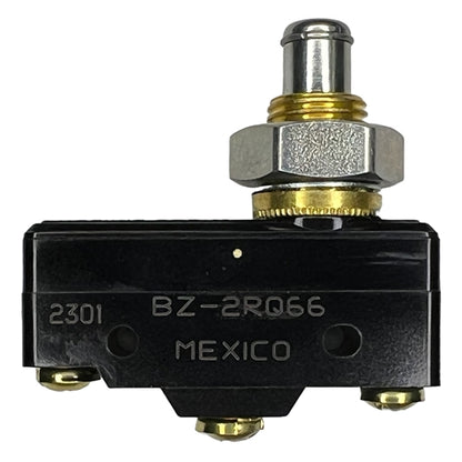 Honeywell BZ-2RQ66 Premium Large Basic Limit Switch with Plunger, SPDT 15A/125VAC 0.5A/125VDC, Micro Switch