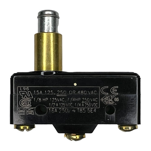 Honeywell BZ-2RQ-A2 Premium Large Basic Limit Switch with Overtravel Plunger, SPDT 15A/125VAC 0.5A/125VDC, Micro Switch
