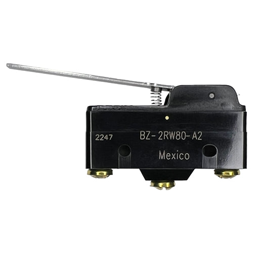 Honeywell BZ-2RW80-A2 Premium Large Basic Limit Switch with Straight Lever, SPDT 15A/125VAC 0.5A/125VDC, Micro Switch