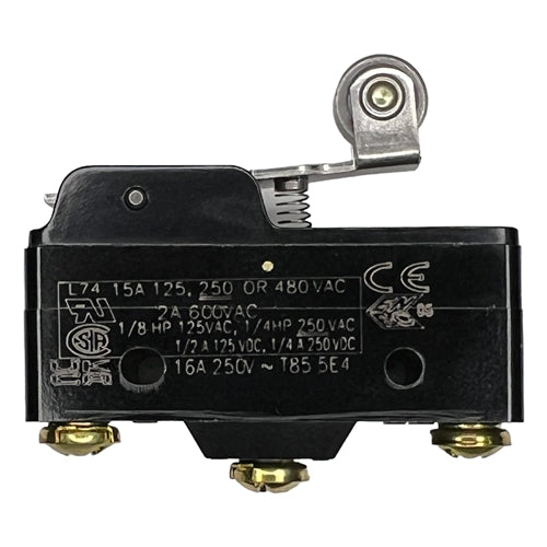 Honeywell BZ-2RW822-A2 Premium Large Basic Limit Switch with Roller Lever, SPDT 15A/125VAC 0.5A/125VDC, Micro Switch