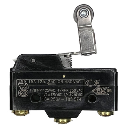 Honeywell BZ-2RW826-A2 Premium Large Basic Limit Switch with Roller Lever, SPDT 15A/125VAC 0.5A/125VDC, Micro Switch