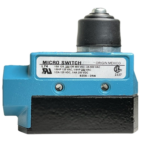 Honeywell BZE6-2RN Enclosed Medium-Duty Limit Switch, Top Plunger, 1NC 1NO SPDT 15A/125VAC 0.5A/125VDC, 14NPT Conduit