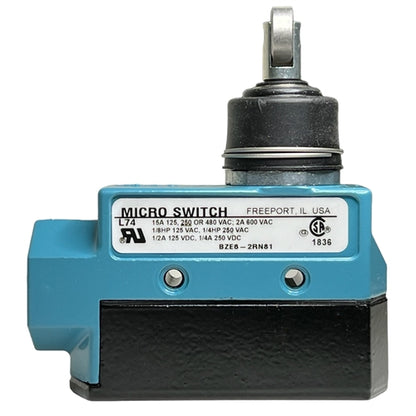 Honeywell BZE6-2RN81 Enclosed Medium-Duty Limit Switch with Cross Roller, SPDT 15A/125VAC 0.5A/125VDC, Micro Switch
