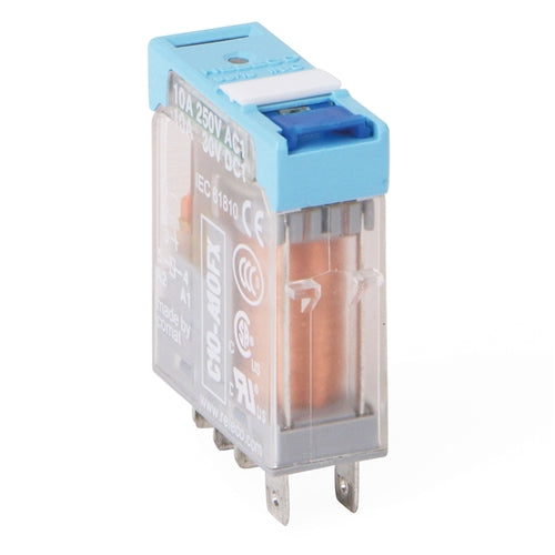 Releco C10-A10X/DC12V Relay 12VDC SPDT 5 Pin, 10A@250VAC/30VDC with LED Indicator